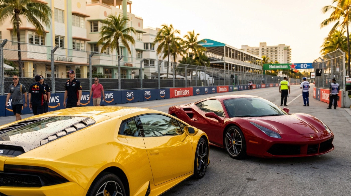F1 Weekend Exotic Car Rentals: Miami, Las Vegas & Austin
